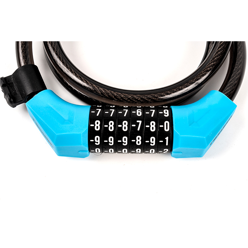 Zliatina + PVC materiál Heslo oceľový zámok kábla