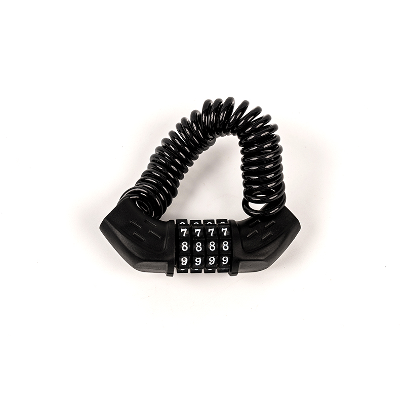 140 cm Heslo Coil Lope oceľový zámok kábla